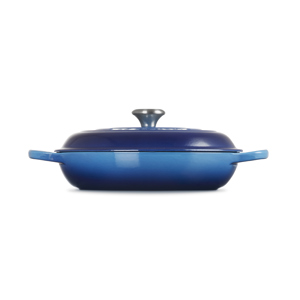 Le Creuset Signature Azure Cast Iron Shallow Casserole 30cm